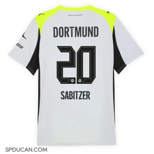 Muški Nogometni Dres Borussia Dortmund Marcel Sabitzer #20 Gostujuci 2025-26 Kratak Rukav